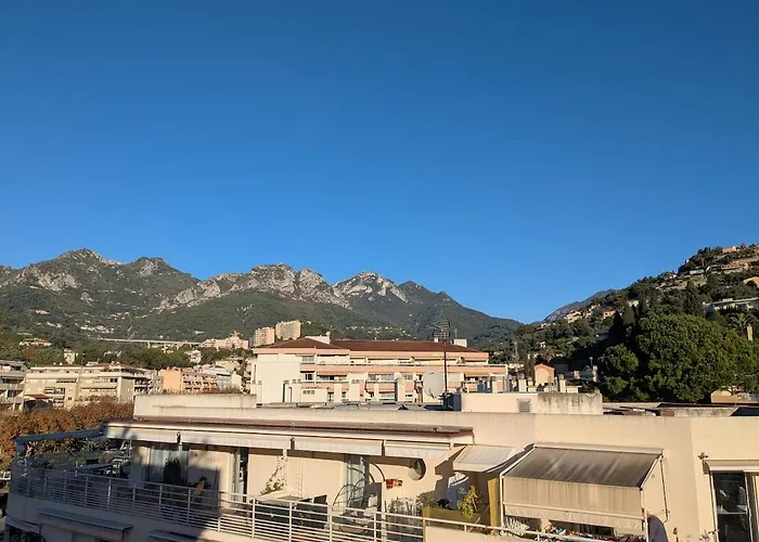 Vue Degagee, Emplacement Ideal, Climatise Menton